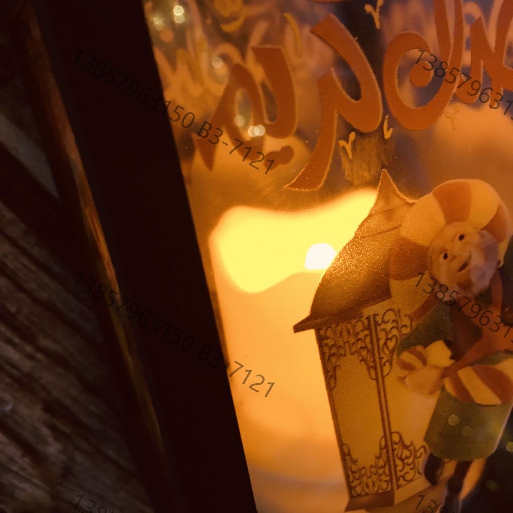 Ramadan Christmas lantern, antique kerosene flame, plastic creative decoration, electronic candle stand, imported cross-border wholesale, street stall, Douyin bestseller, wedding road guide, LED horse lantern, soft decoration prop, fireplace UV009 detail image 14
