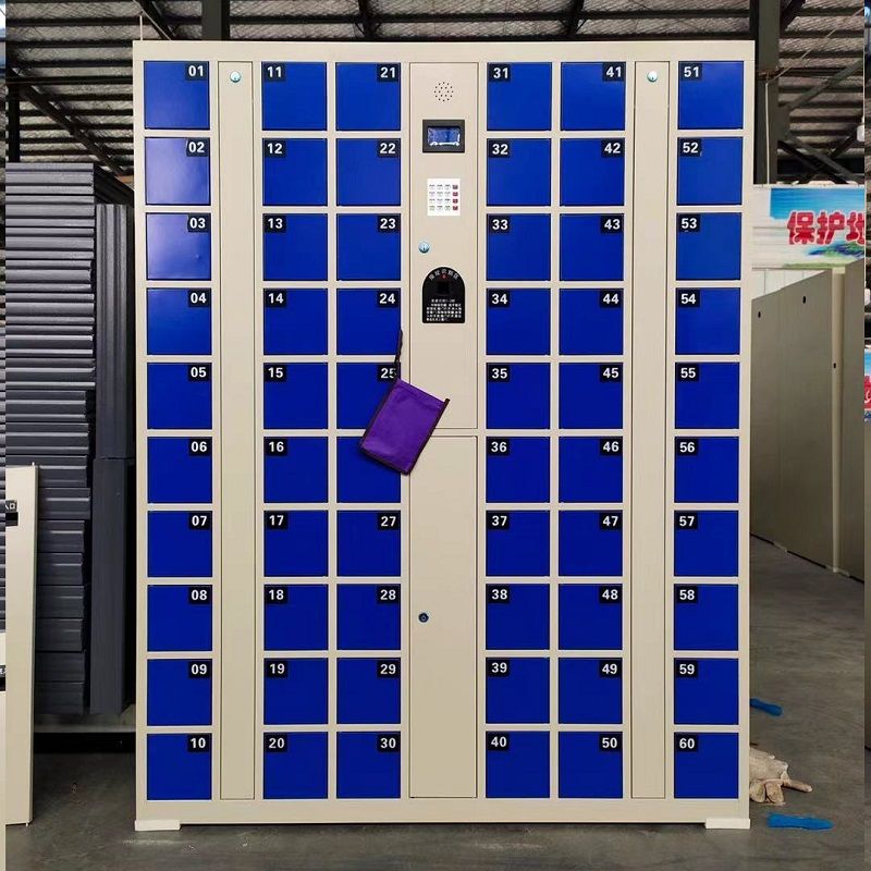 Wholesale supermarket luggage lockers, electronic parcel lockers, barcode storage lockers, intelligent lockers, 24 doors Application Scenario