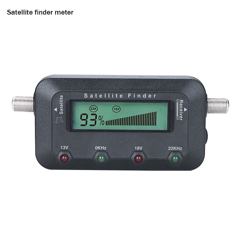 The SF-9505E SATfinder and LNB star tuner are exported to the Middle East, Africa and South America Specification image