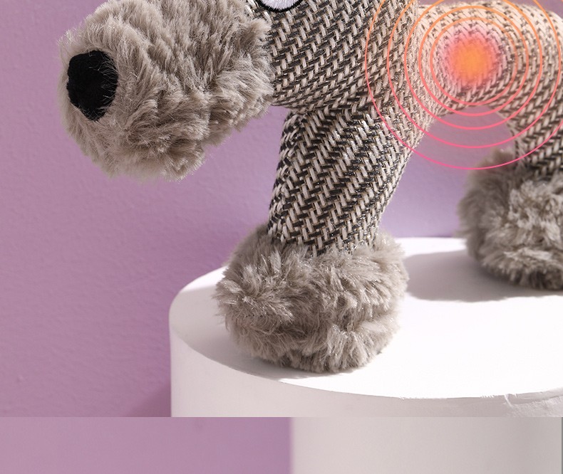 Pet voice sounding toys, dog biting resistant, large and small dog pet supplies, boredom relief gadgets, plush toys detail image 4