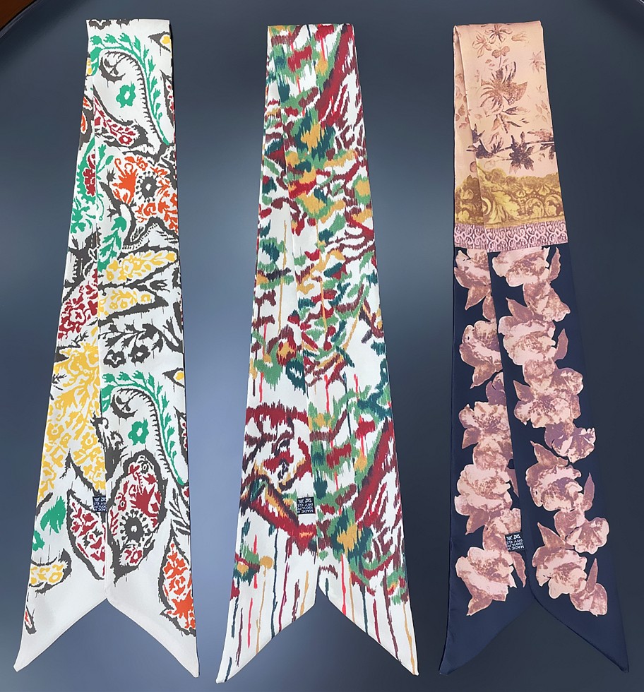 Jane Eyre's new autumn and winter collection features a long women's belt that goes well with hair ties. The spring and autumn ribbon hair ties are thin detail image 1