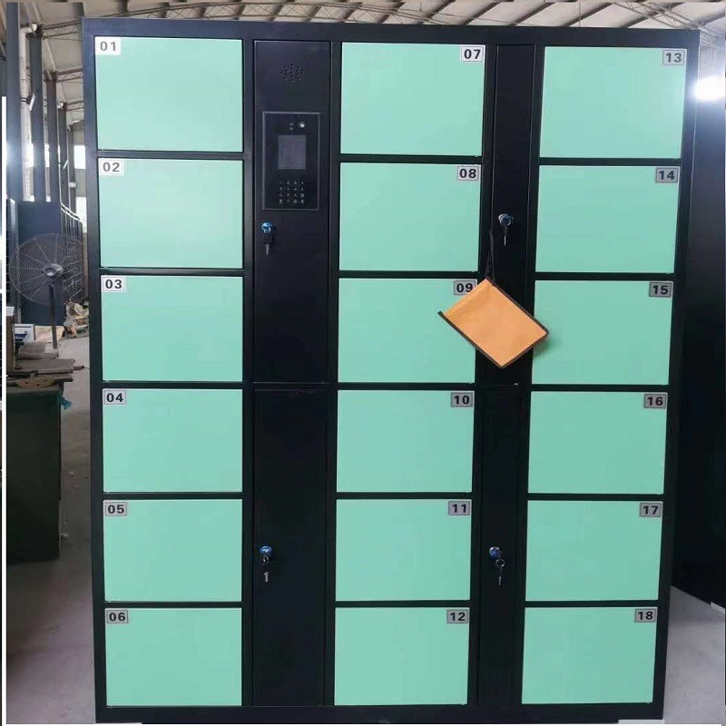 English export 12-door barcode locker, fingerprint locker, IC card locker, parcel locker and file locker detail image 8