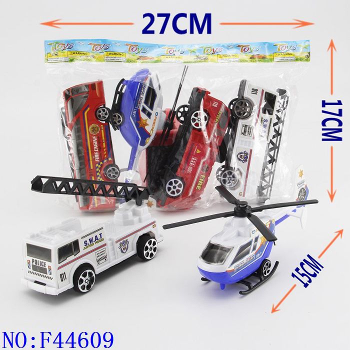 Huili fire truck aircraft bus children fun educational leisure entertainment toys Yiwu commodity stall source cross-border foreign trade wholesale F44609 details Picture