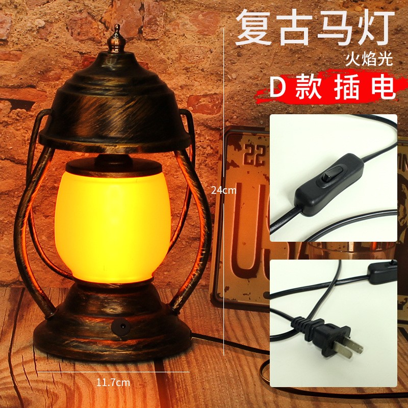 LED table lamp, LED retro horse lamp, LED night light detail image 3