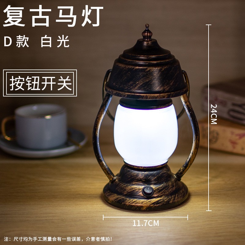 LED table lamp, LED retro horse lamp, LED night light detail image 2