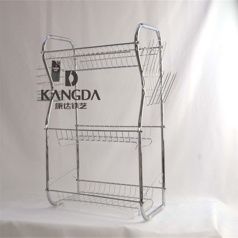 40CM B-shaped three-layer single-plate bowl stand