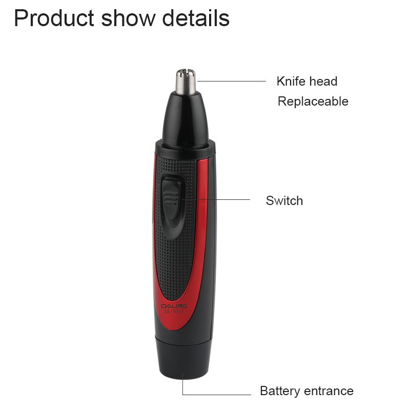 Daling Electric Nasal Hair Trimmer DL-7012 Nasal Hair Trimmer Wholesale Cross-border Specification image