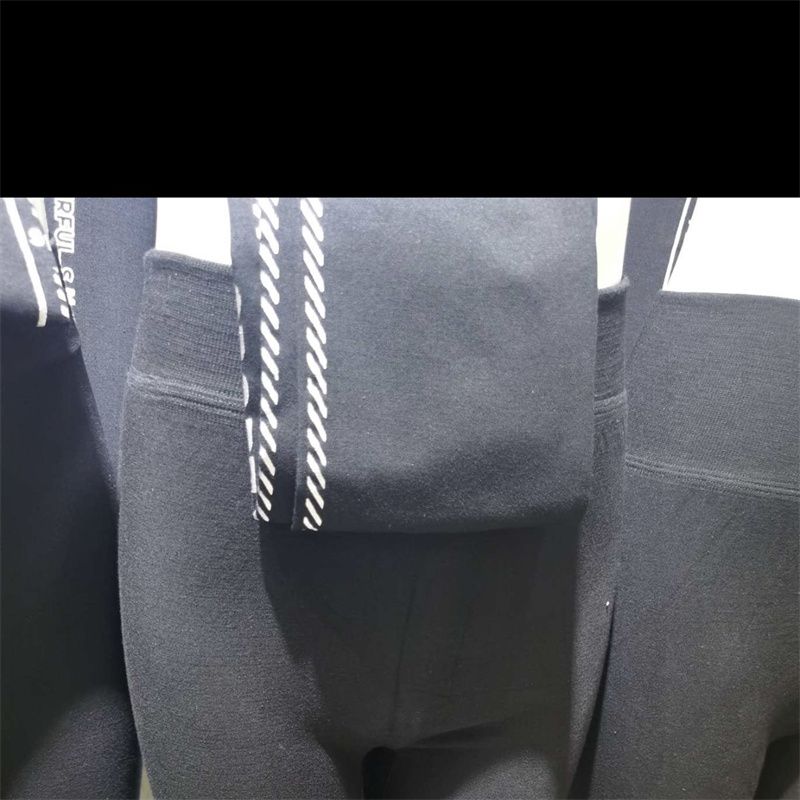 Mujer nuevo rayas otoño invierno confort pantalón atmosférico mujer fleece 2021 multicolor 214