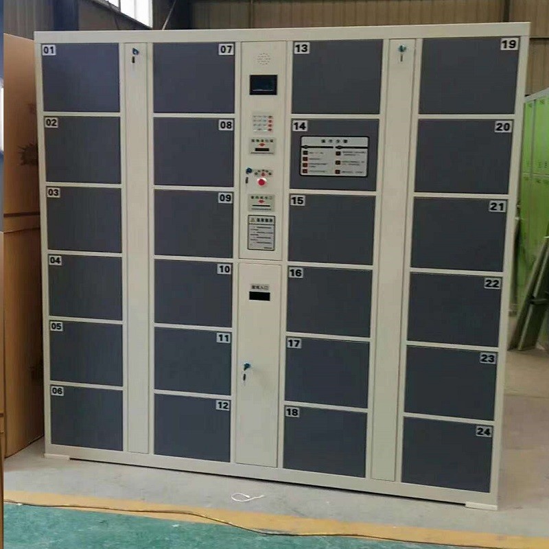 English export 12-door barcode locker, fingerprint locker, IC card locker, parcel locker and file locker detail image 5