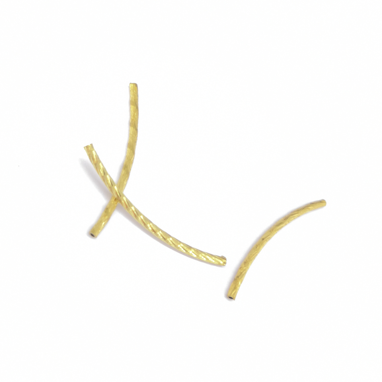 Otong accessories PF00435 round copper pipe bending batch flower earring accessories