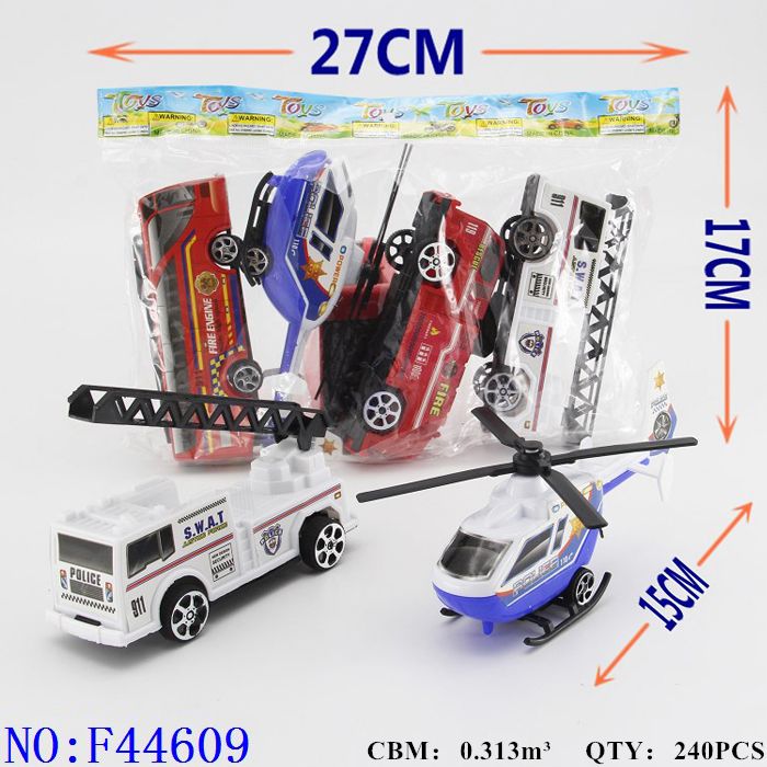 Huili fire truck aircraft bus children fun educational leisure entertainment toys Yiwu commodity stall source cross-border foreign trade wholesale F44609 Specification drawing