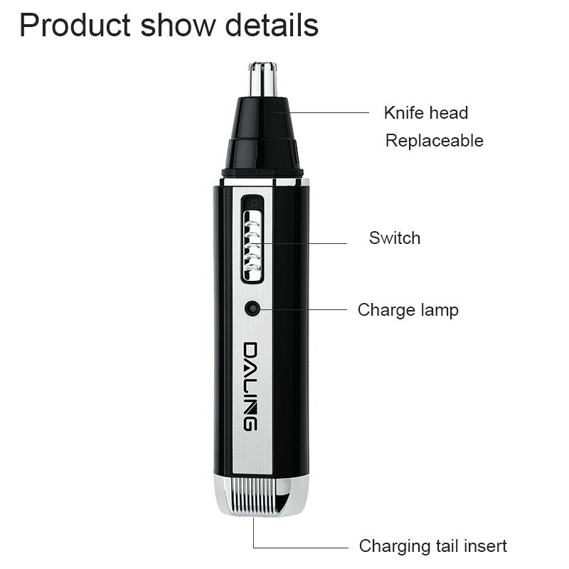 DALING-7006 Electric Nose Hair trimming, nose hair shaving, rechargeable nose hair remover Wholesale Cross-border Application Scenario
