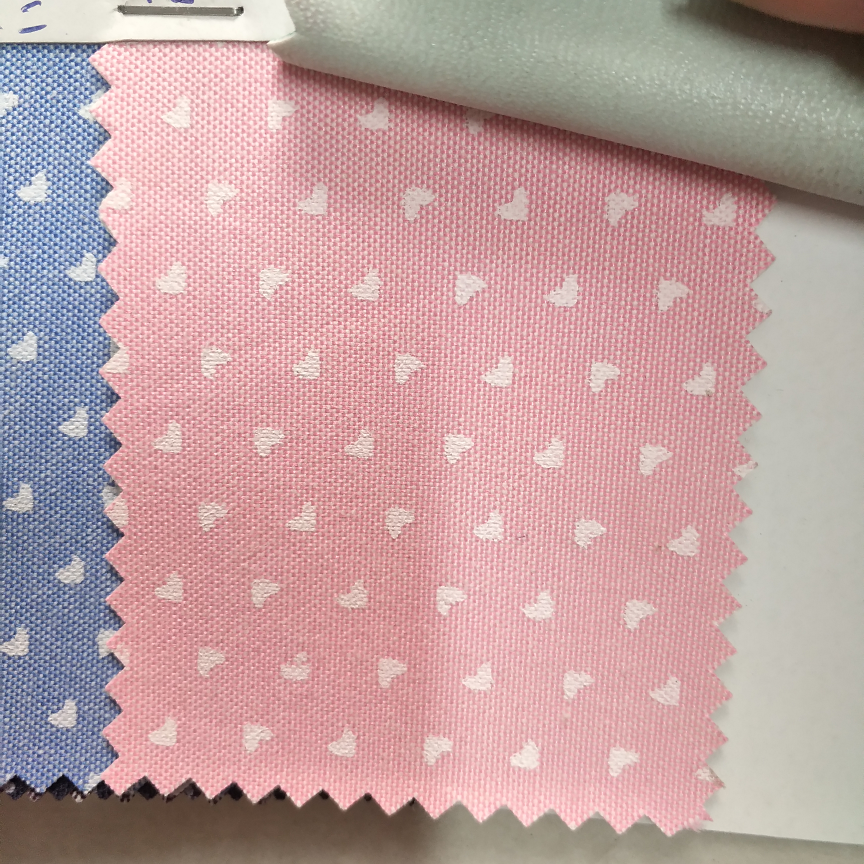 布纹爱心.梅红，