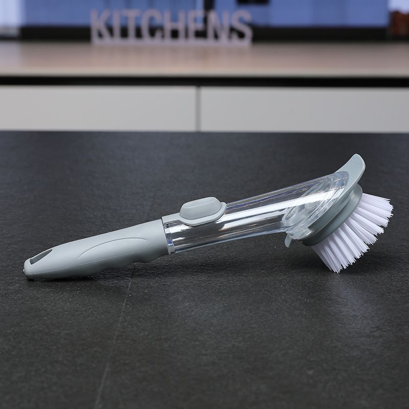 可拆刷头加液锅刷新款厨房用品祛除污渍清洁刷头HS618白底实物图