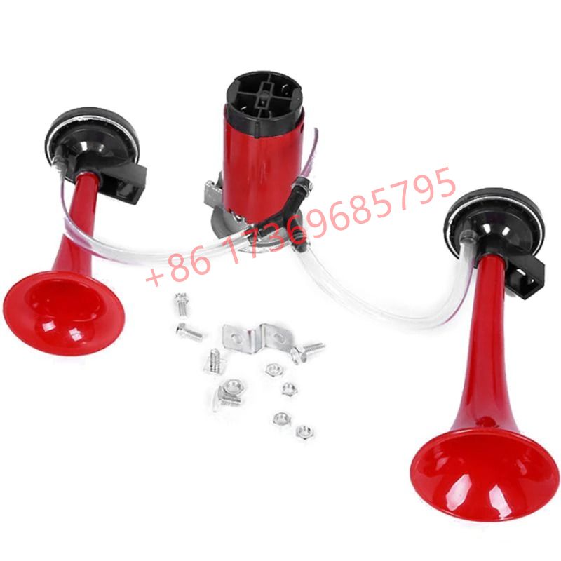 178db ultra-loud red DC12V air speaker with dual speaker compression, suitable for car, truck, train and ship parts Specification image