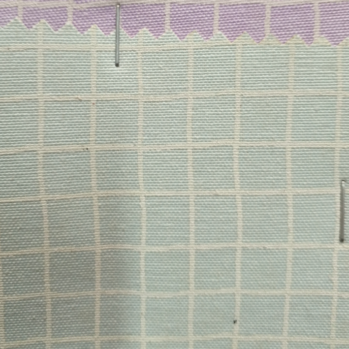 布纹格子.湖兰，