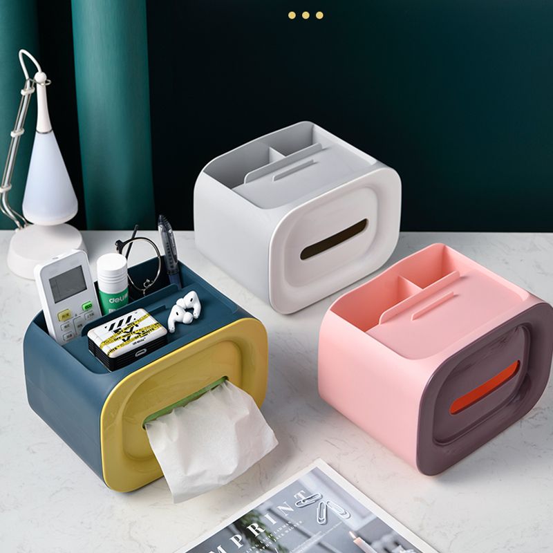 Tissue box, toilet paper, living room home, creative and cute tissue box, remote control, storage, napkin box, multi-functional desktop Specification drawing