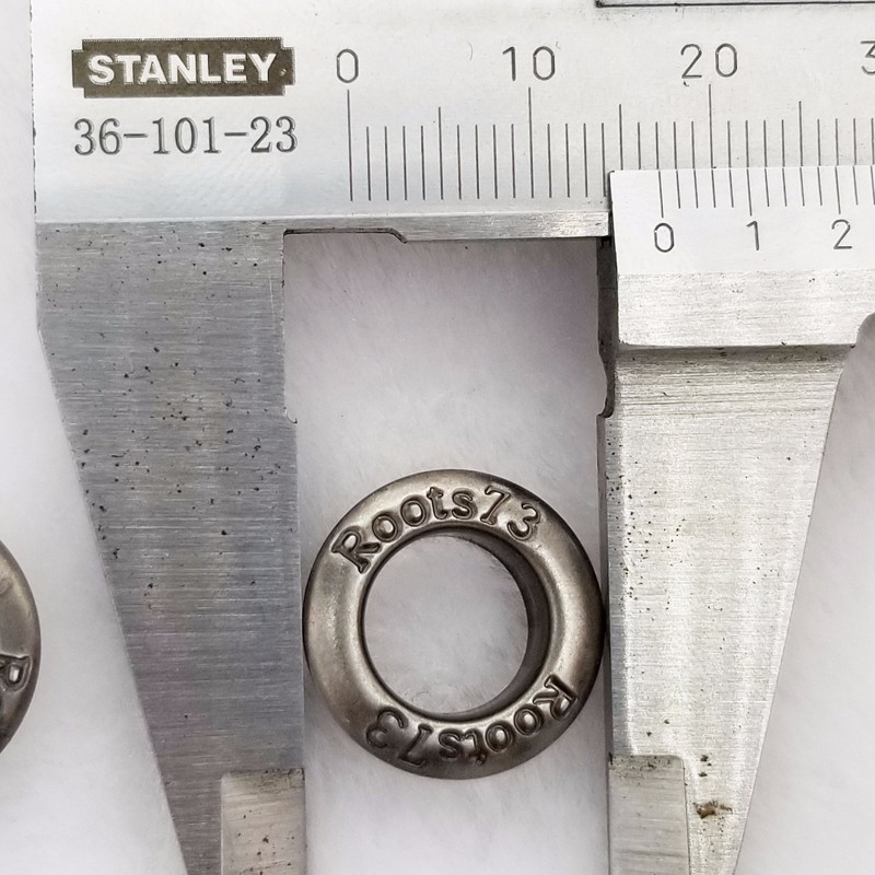 优质全铜加厚800#古银印字气眼详情6