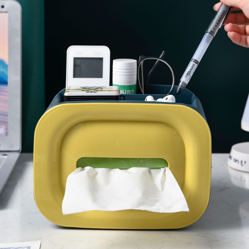 Tissue box, toilet paper, living room home, creative and cute tissue box, remote control, storage, napkin box, multi-functional desktop details Picture