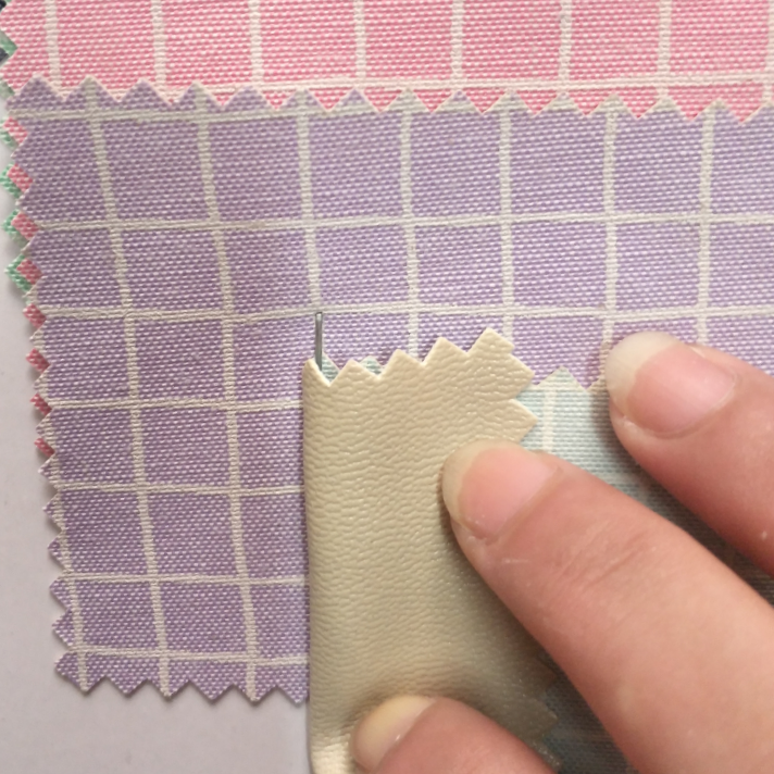 布纹格子.紫色，