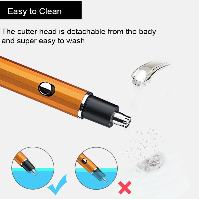 DALING-7022 Electric Nasal Hair Trimmer, men's nostril hair remover, Nasal hair Remover, portable nasal hair scraper, wholesale for export Specification image