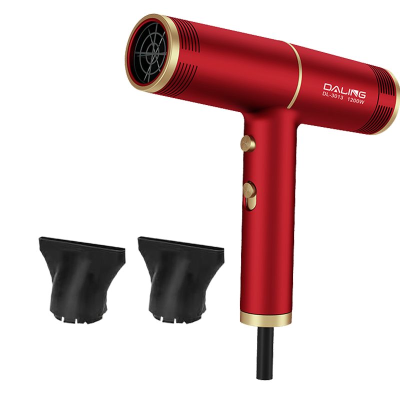 DALING-3013 hair dryer for household use, blue light negative ion hair care, long tube air outlet, dual concentrated air outlet, 1200W high power, constant temperature, quick drying, cold and hot air, wholesale for export Item Picture