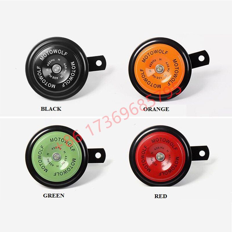 Motorcycle Horn Loud 12V Motorcycle horn Modification horn Car horn Specification image