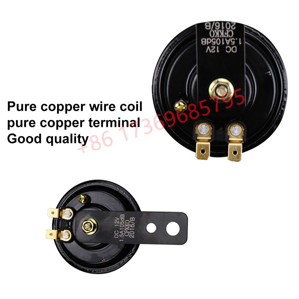 Universal Waterproof 12V 105db motorcycle horn car horn detail image 3