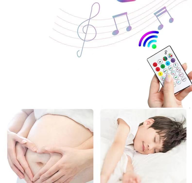 LED舞台灯蓝牙音响三叶小魔球遥控七彩家用白光照明灯 详情图9