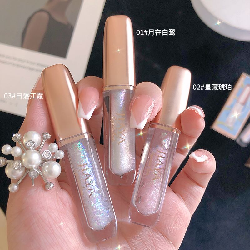 佳雅液体眼影闪粉珠光液体平价高光亮片舞台妆卧蚕眼影液抖音同款产品图