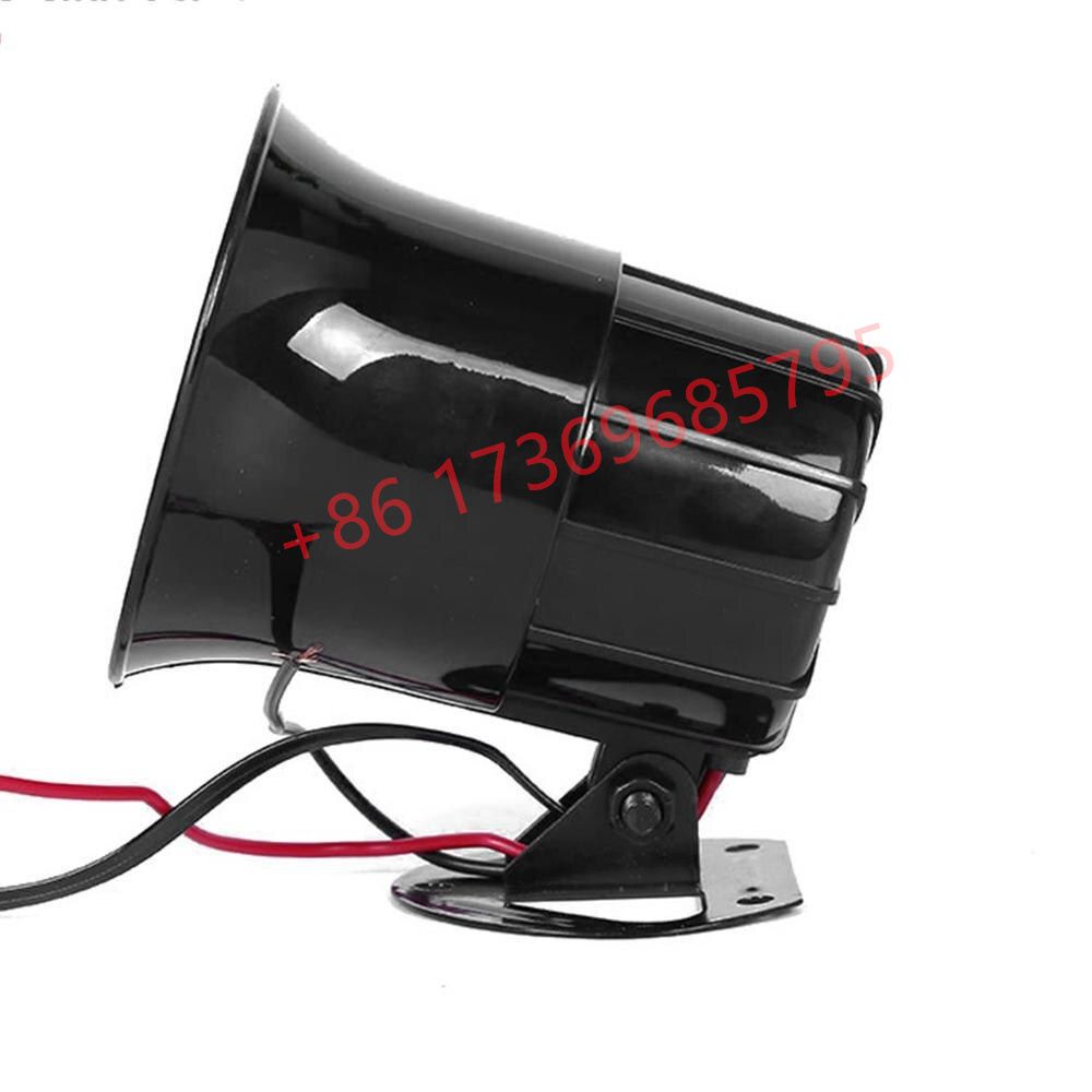 Motorcycle and car alarm three-tone horn speaker automatic alarm, ambulance three-tone car horn Specification image