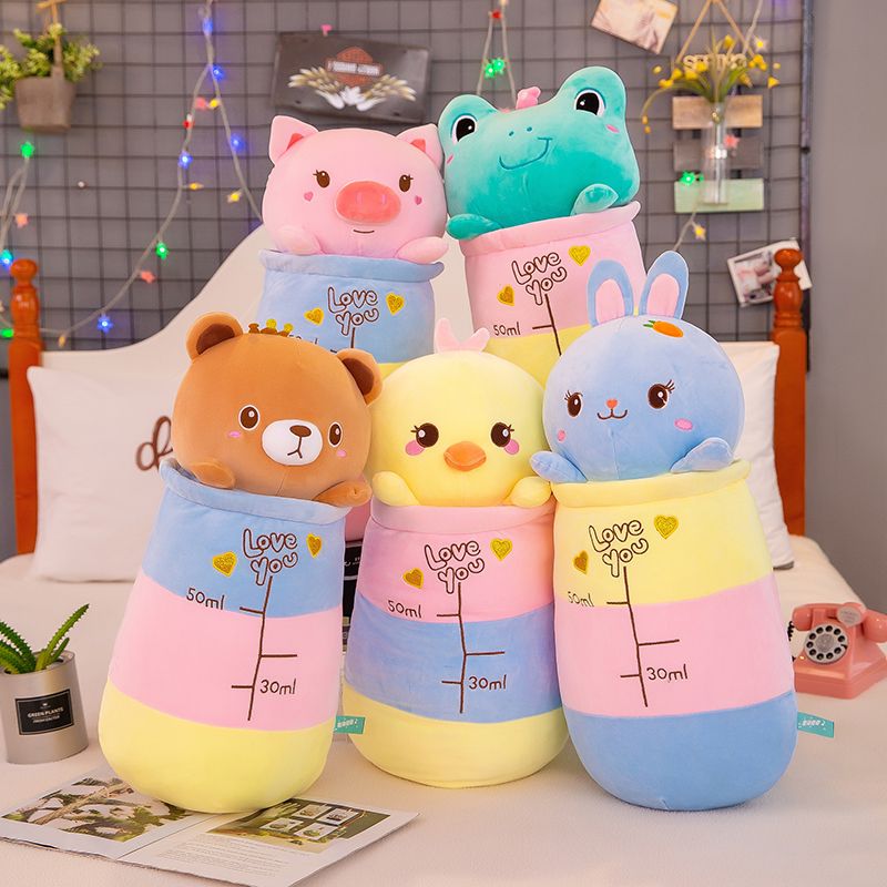 2022 New style quilt Pig plush toy, cute male and female bedroom birthday gift plush toy 90m details Picture