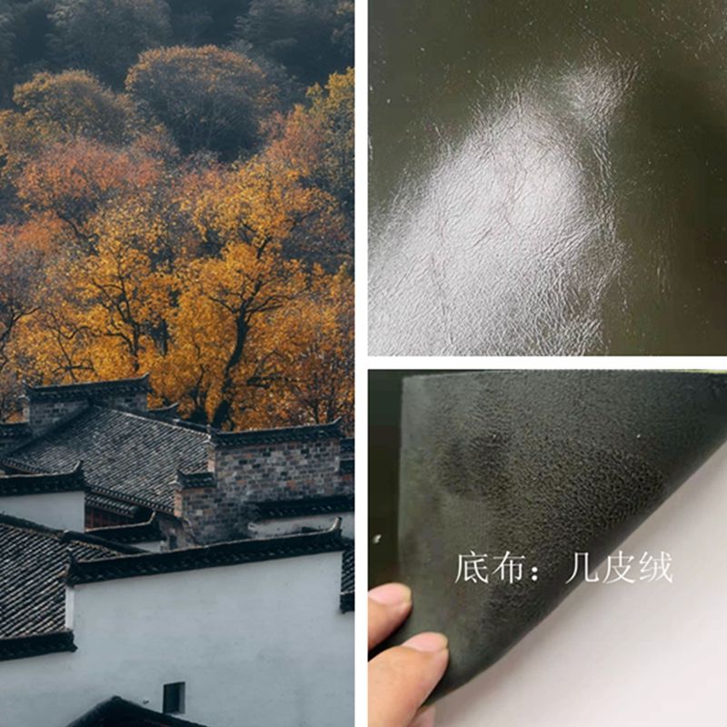 现货批发零售1032油皮之星达芬奇油皮人造革  新款流浪宝贝油皮箱包革合成革