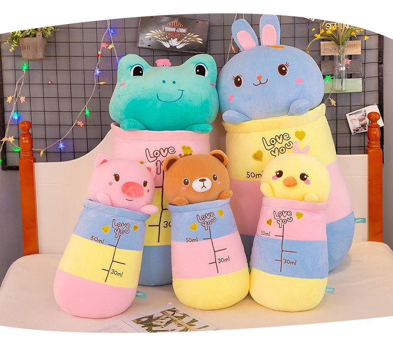 2022 New style quilt Pig plush toy, cute male and female bedroom birthday gift plush toy 70m detail image 18