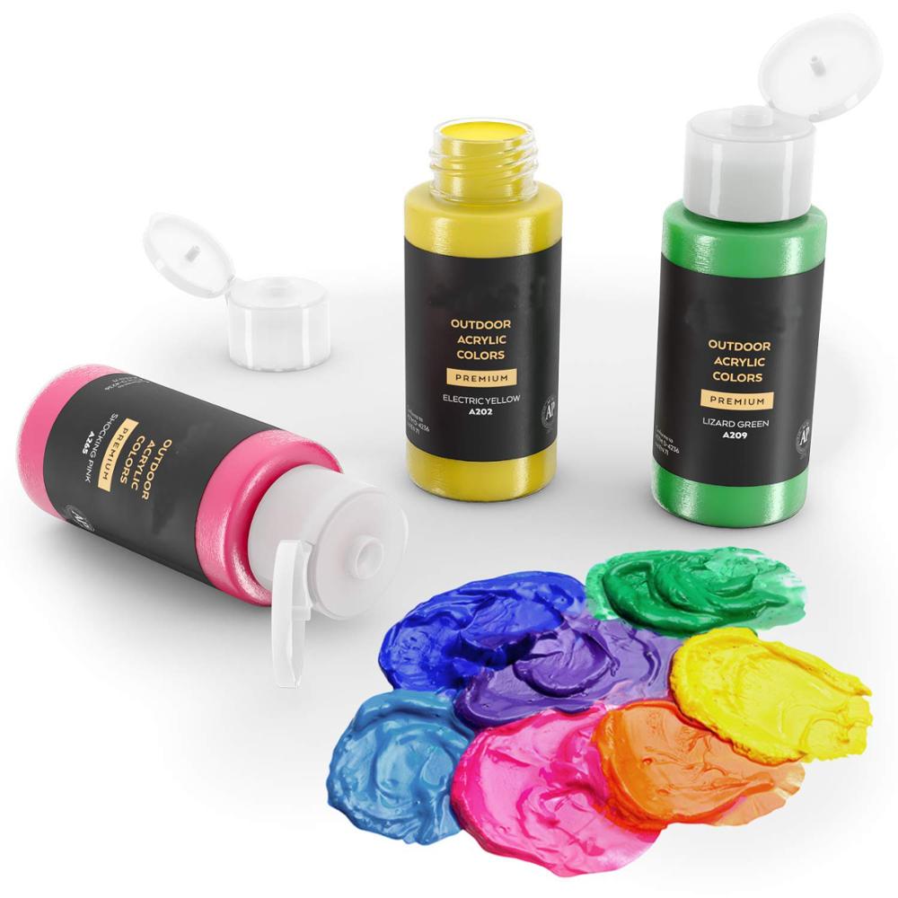 Professional 20-color 59ml outdoor acrylic oil paint Specification image