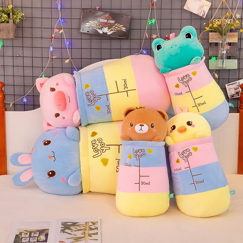 2022 New style quilt Frog plush toy, cute male and female bedroom birthday gift plush toy 50m Specification image