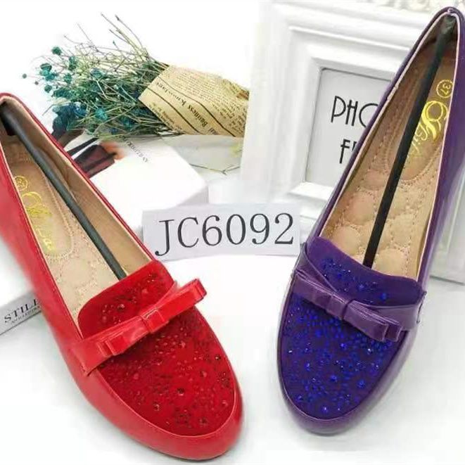 Autumn New Fashion British Style Women's Shoes Square Head Casual Lazy Slip-On Shoes 61
