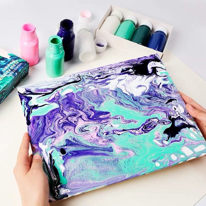 流体颜料/丙烯酸浇注漆/浇筑丙烯颜料细节图