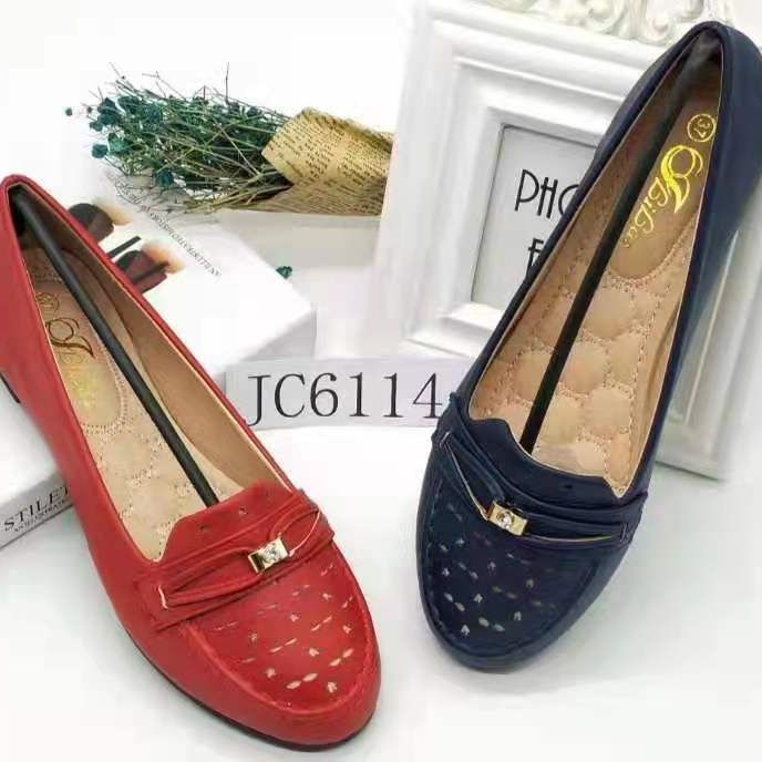 Temperament Casual All-Match Single Shoes Comfortable Soft Sole Sticky Rubber Women's Shoes New Daily Commuter Low Heel 108