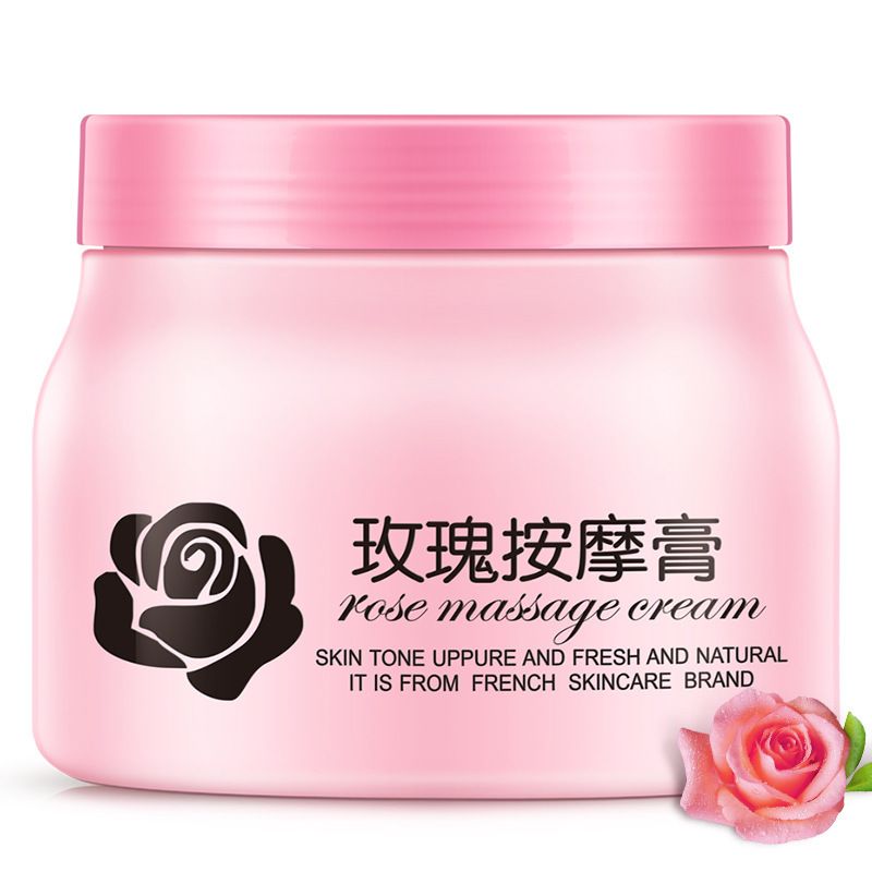 Poquanya Massage Cream Rose Nourishing Skin Cream Moisturizing cream beauty parlour massage cream full figure