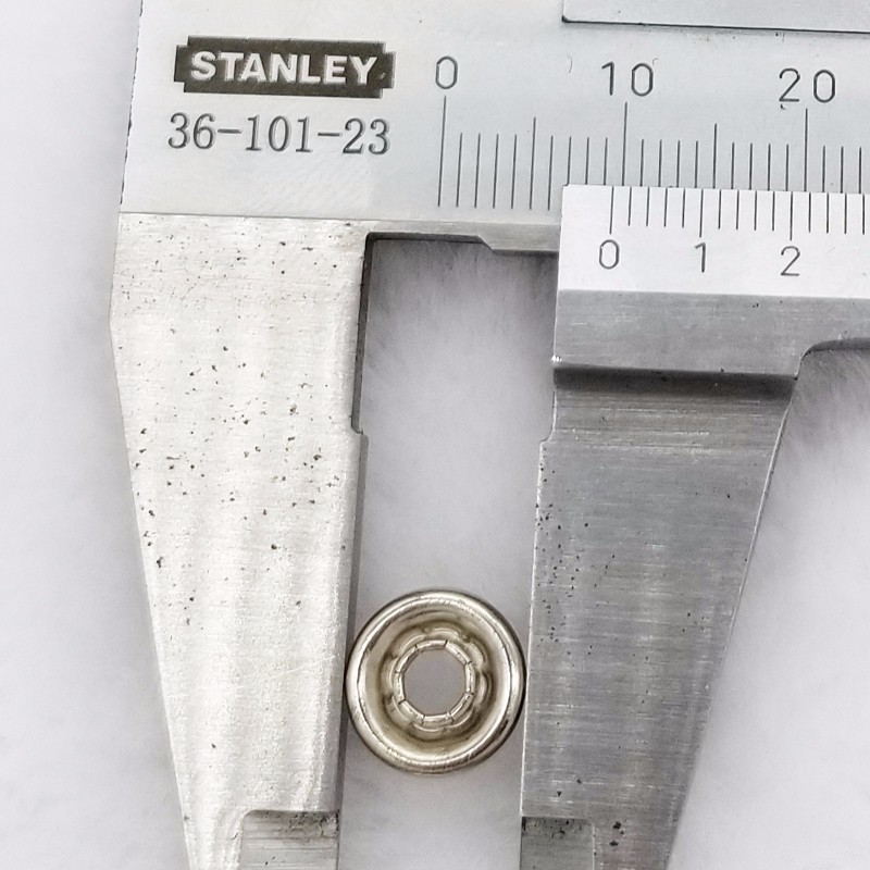 9.5白叻优质全铜带面五爪扣婴儿爬爬衣专用童装钮扣详情4