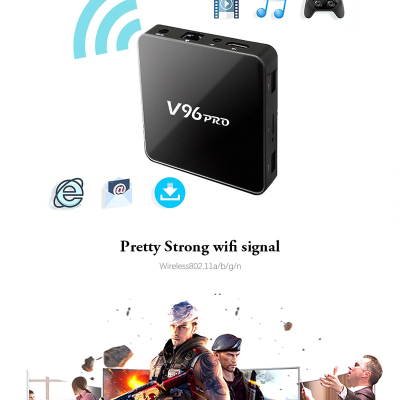 V96 PRO 网络机顶盒 4k wifi 2.4G 出口外贸 中东/非洲/南美详情图8