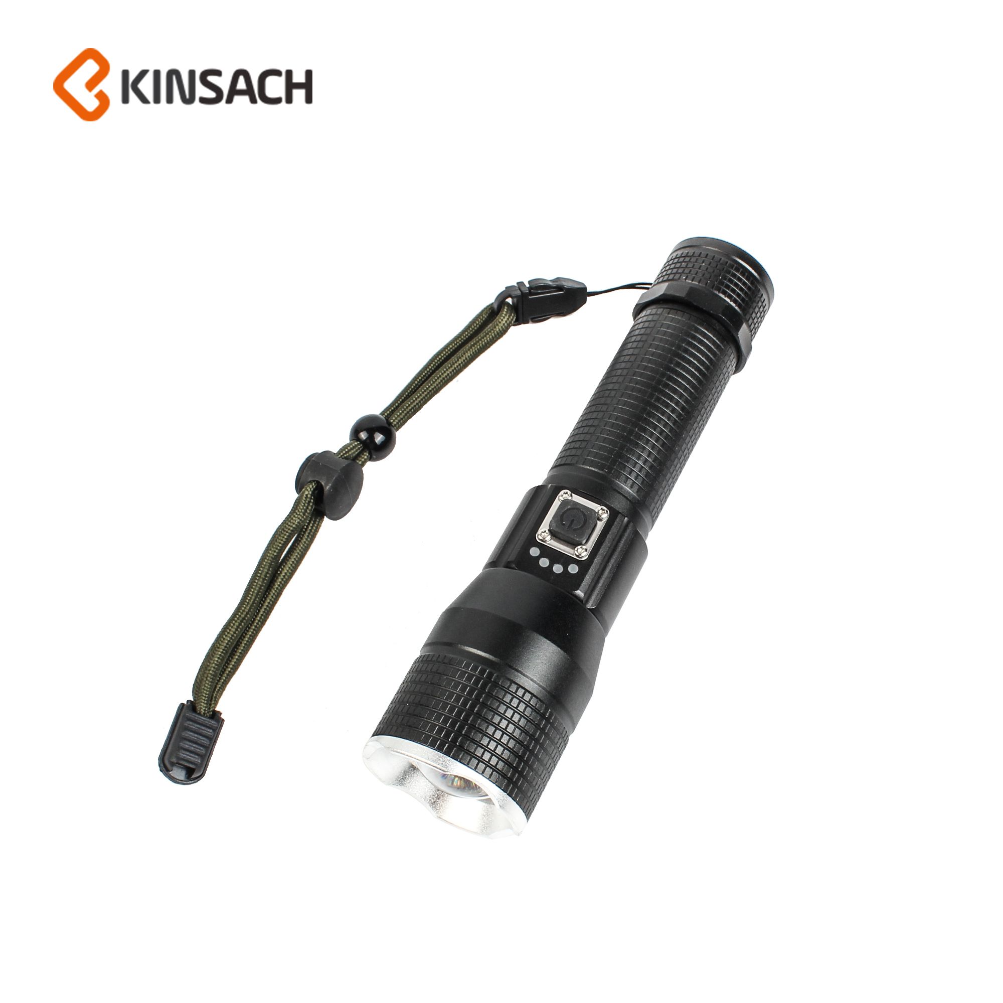 Flashlight light rechargeable lithium long range 5000 outdoor ultra bright ultra long life household meters small portable