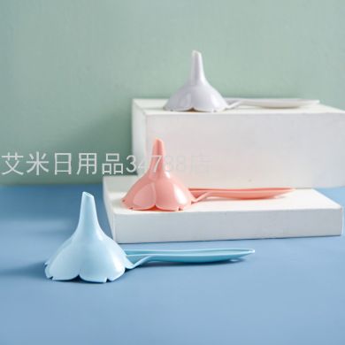 居家型创意花型厨房塑料漏斗大号 家用过滤酒漏漏斗2077产品图