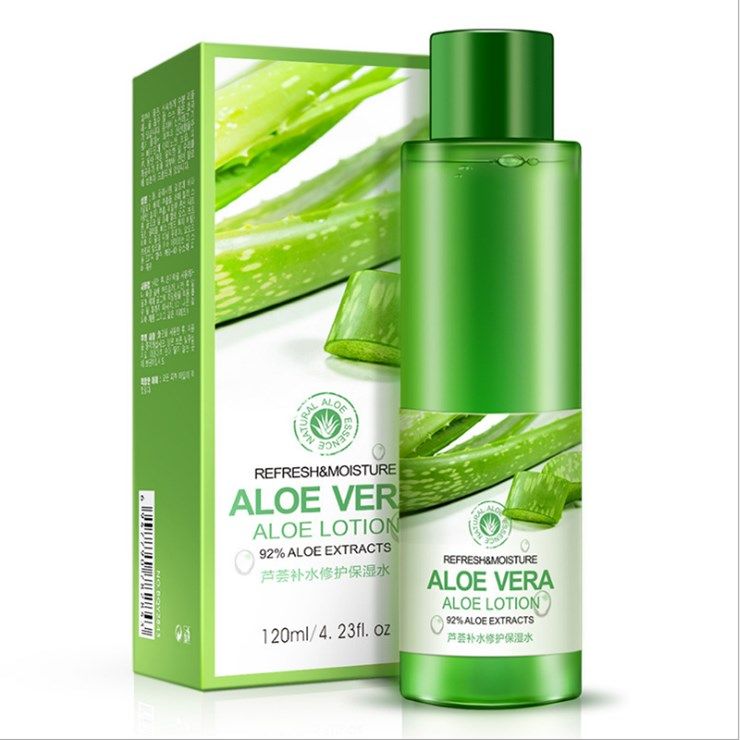 Poquanya Aloe Lotion moisturizing, oil controlling, pore shrinking Aloe lotion cosmetics