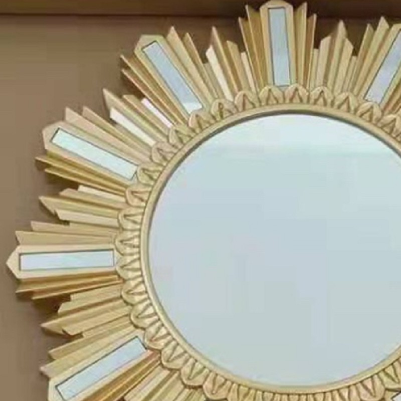 家居装饰墙面装饰大小号套三金色装饰塑料镜子1详情图3