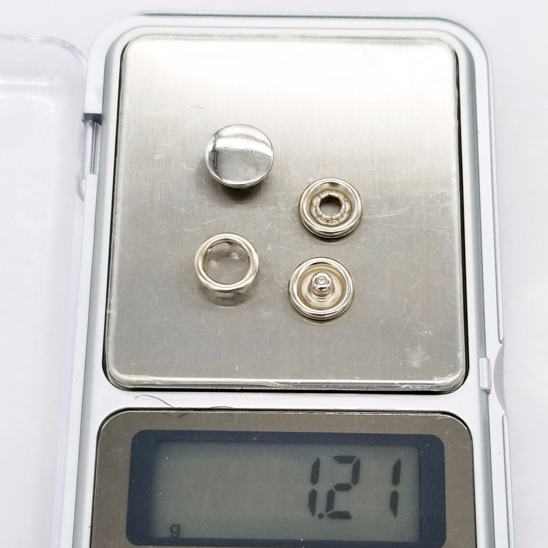 9.5白叻优质全铜带面五爪扣婴儿爬爬衣专用童装钮扣详情7