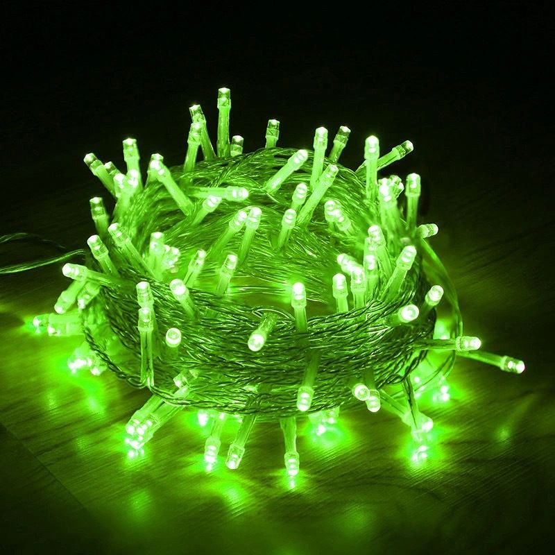 LED360L绿光网红彩灯串灯网红彩灯串户外满天星闪灯春节串灯新年装饰
