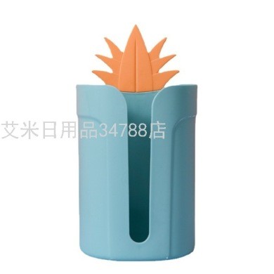 卫生间壁挂纸巾抽收纳 菠萝型免打孔纸巾盒 家用多功能卷纸筒2011详情图4