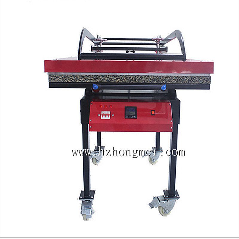 MHP01 Large manual T-shirt transfer machine, heat transfer machine, heat transfer equipment Application Scenario
